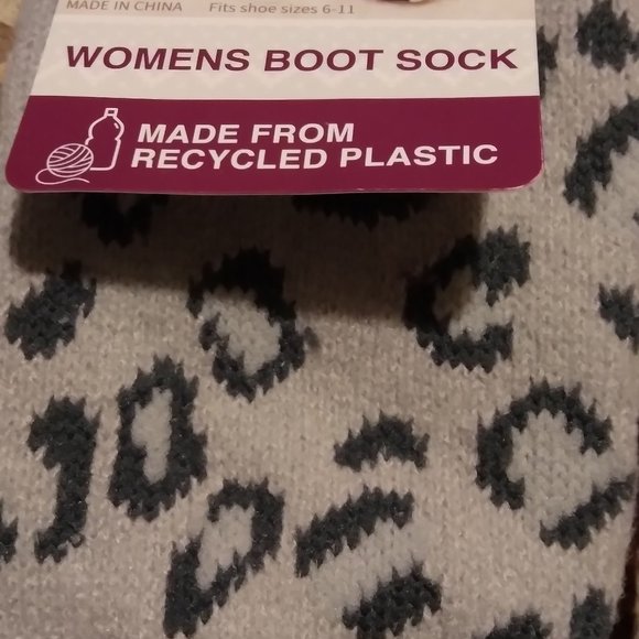 Muk Luks Boot Liner Socks 3 Pair - Picture 3 of 4